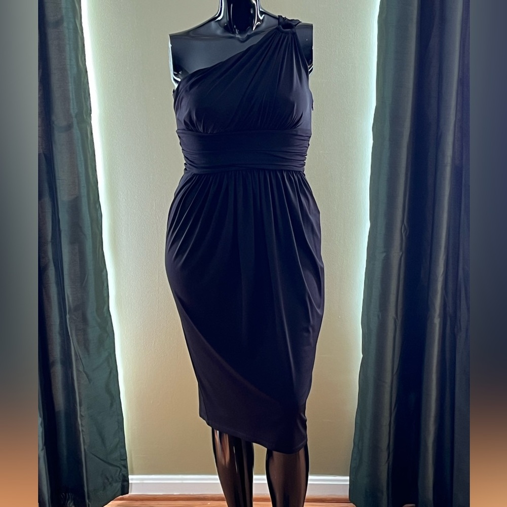 Maggy London- Women’s- Black- Off the Shoulder Dress- Size 12
